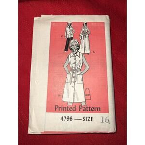 Mail Order Sewing Pattern 4796 Misses Dress Pants & Skirt Size 14 FF UNCUT